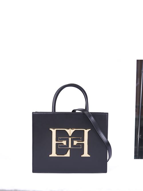 ELISABETTA FRANCHI BORSA A MANO MEDIA CON LOGO. ELISABETTA FRANCHI | BS05A46E2110